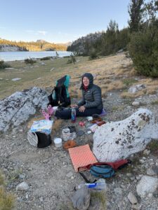 A delicious meal in the Yosemite Backcountry